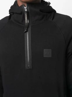 C.P. Company pull zippé à patch logo