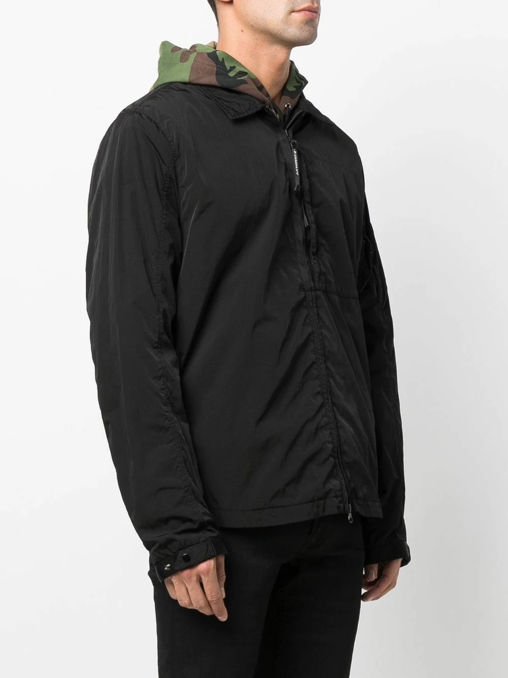 C.P. Company Veste légère à patch logo Prix Légers surchemises homme 5 C.P. Company veste légère à patch logo