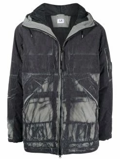 C.P. Company veste zippée à effet délavé