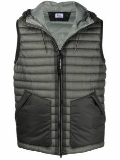 C.P. Company gilet matelassé bicolore