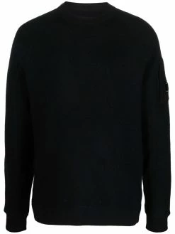 C.P. Company pull à plaque logo