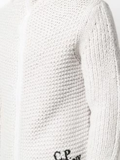 C.P. Company hoodie en laine à fermeture zippée