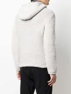 C.P. Company hoodie en laine à fermeture zippée