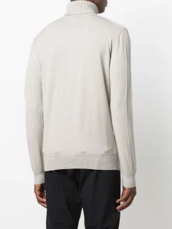 C.P. Company pull en maille nervurée à col roulé