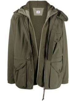 C.P. Company veste matelassée à détail de lunettes